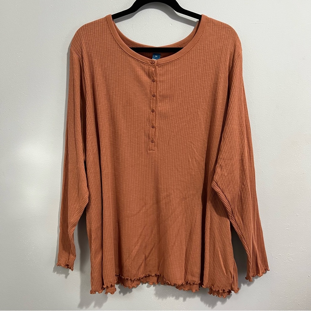 Rib-knit Long Sleeve
